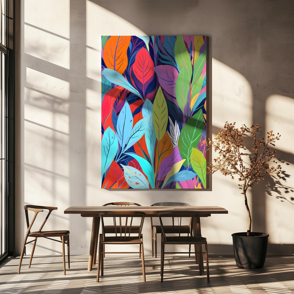 Colorful Leaves Forest | Canvas