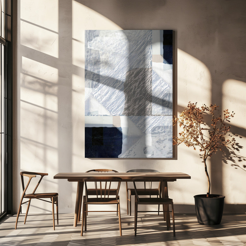 Fragmented Form in White | Canvas