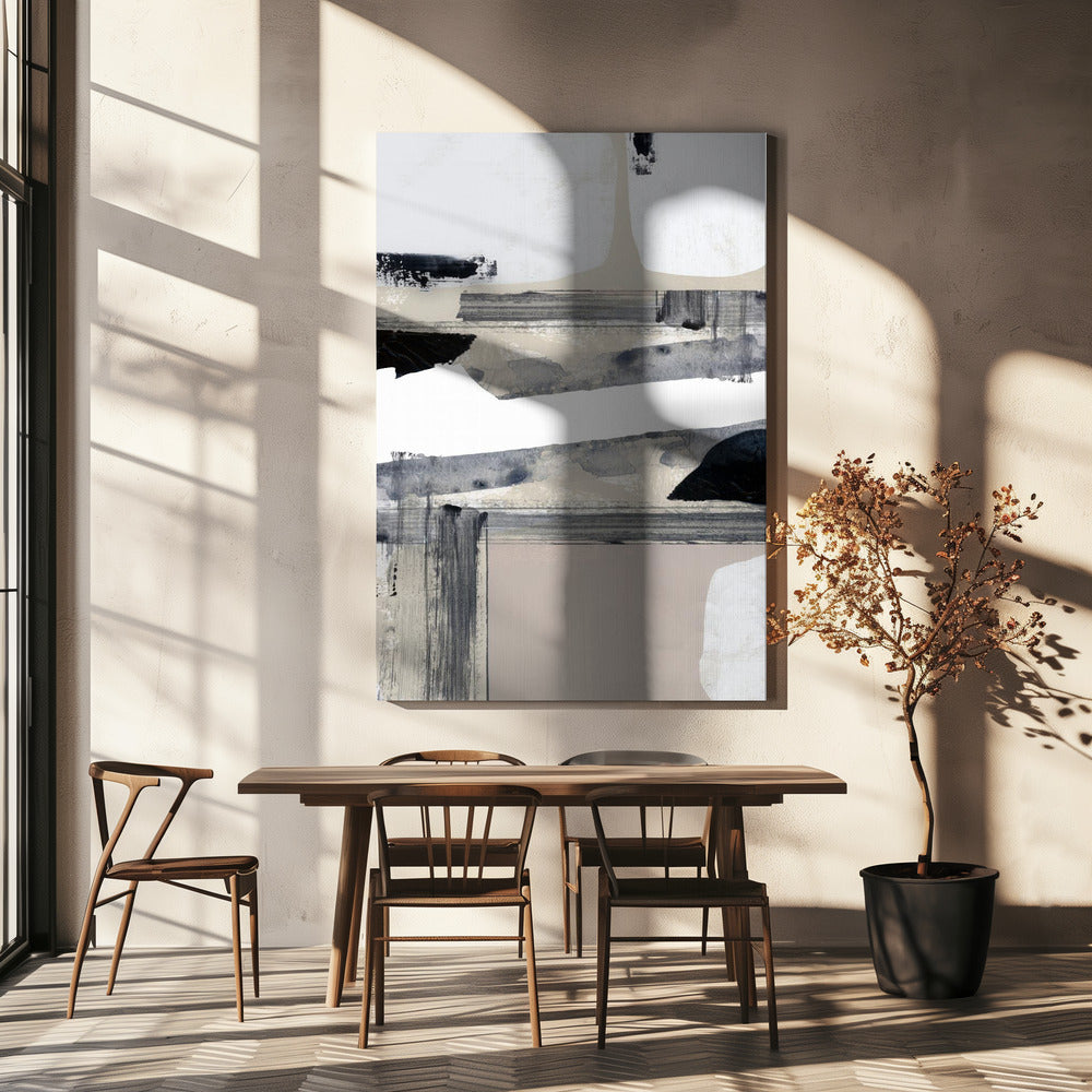 Neutral Geometric Abstraction | Canvas