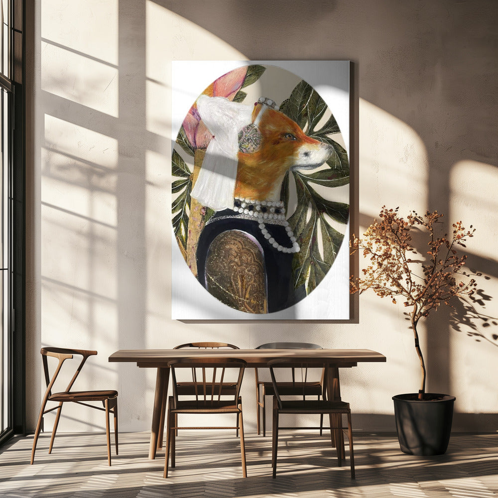 Fox Dressed In Renaissance Attire | Canvas