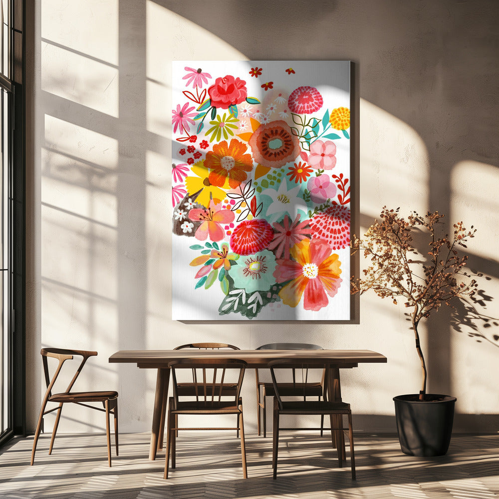 Summer Garden In Full Bloom | Canvas
