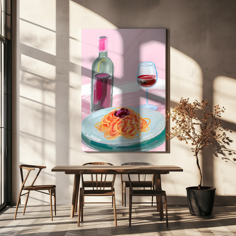 Spaghetti Delight | Canvas