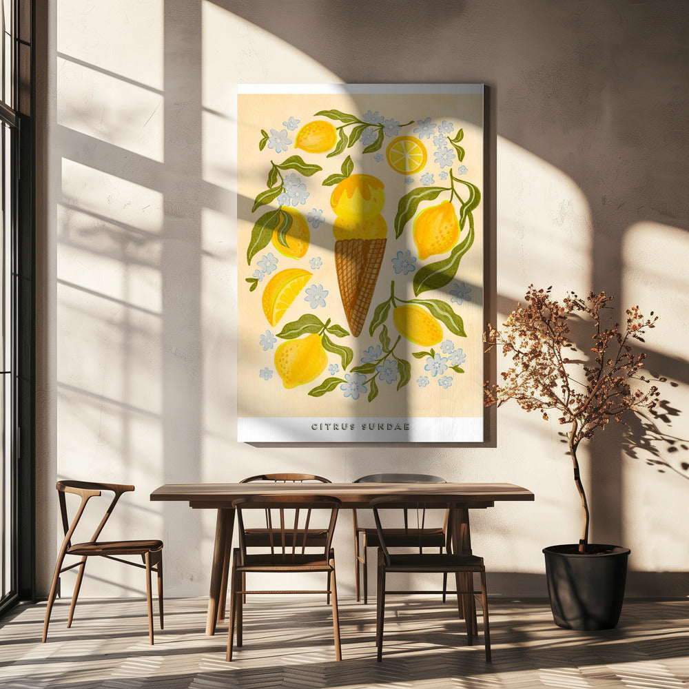 Citrus sundae | Canvas