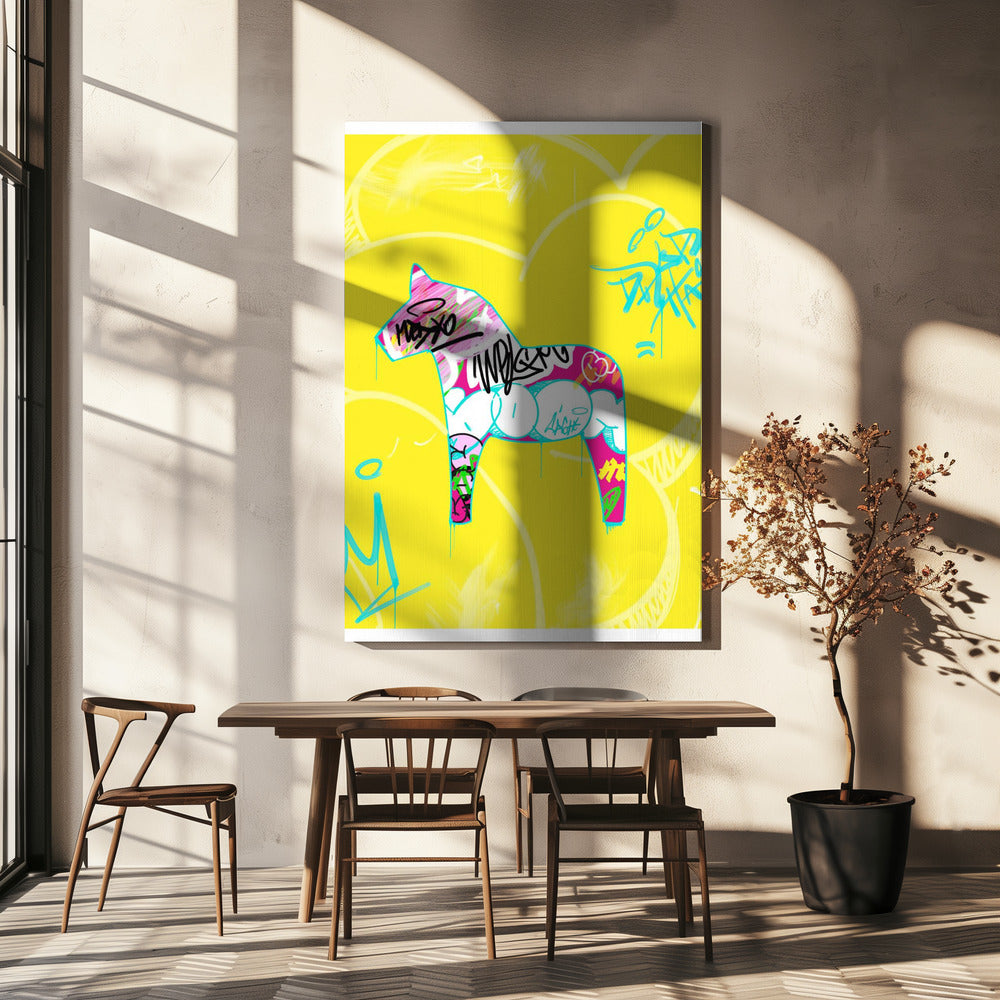 Graffiti Style Horse | Canvas