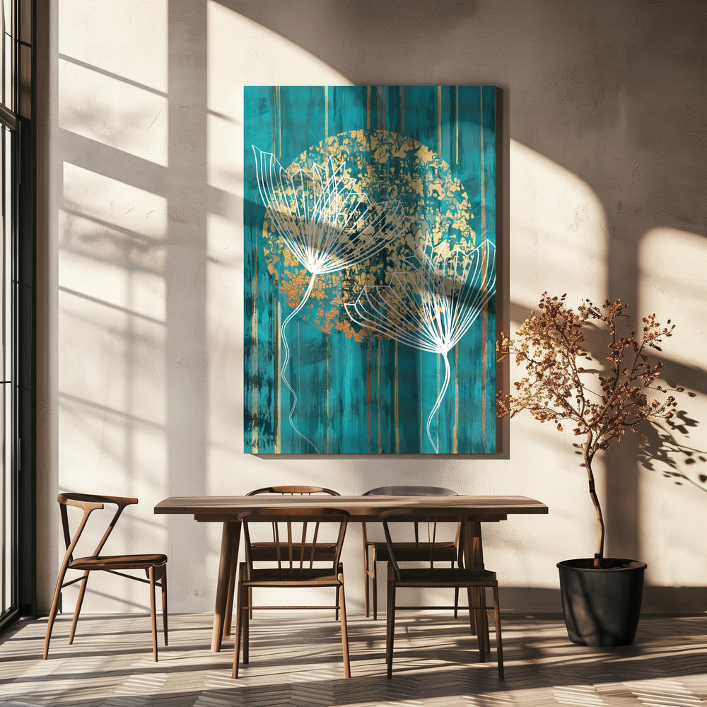 Abstract Botanical Art Print | Canvas