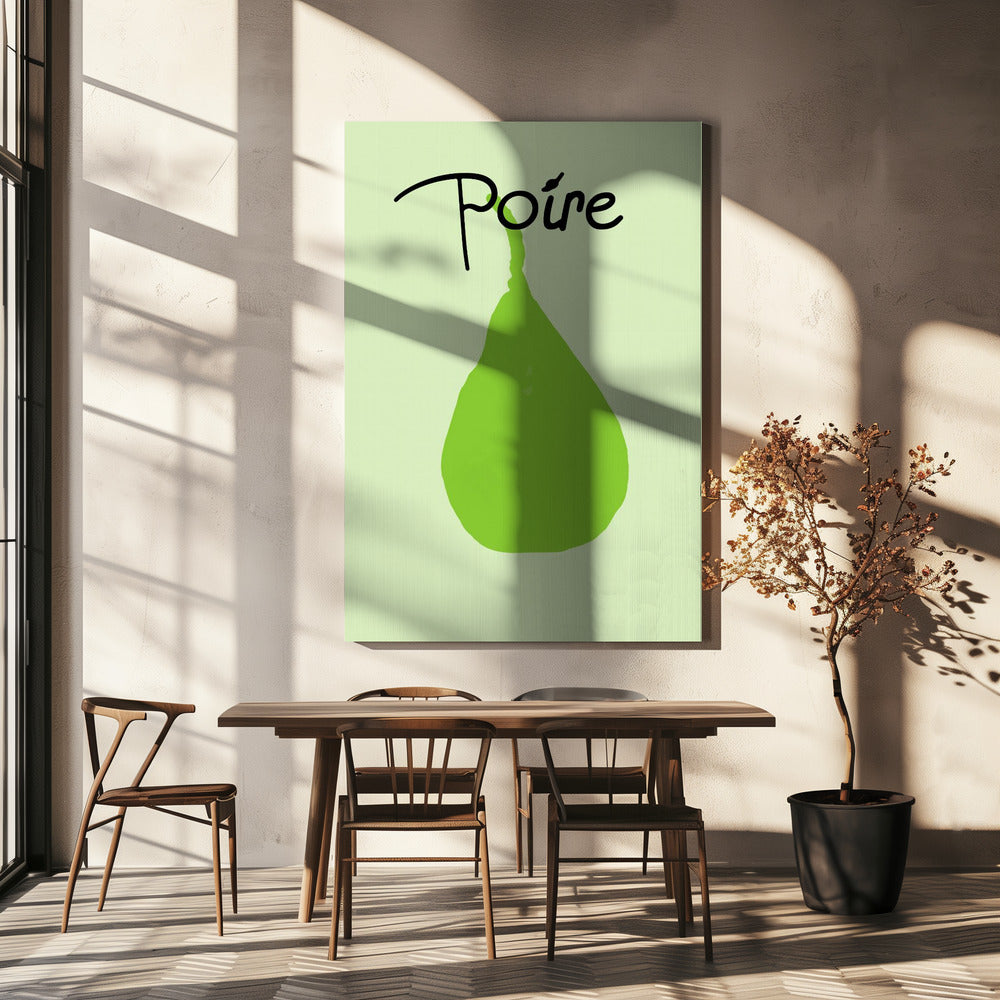 Green Pear Delight | Canvas