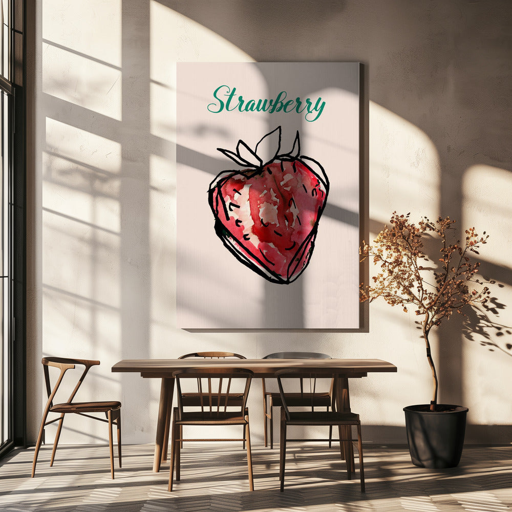 Strawberry Charm | Canvas