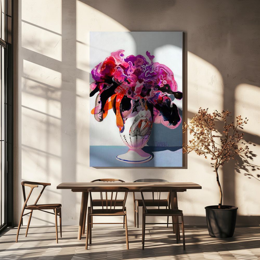 Bouquet of Flowers in a Vase | Canvas