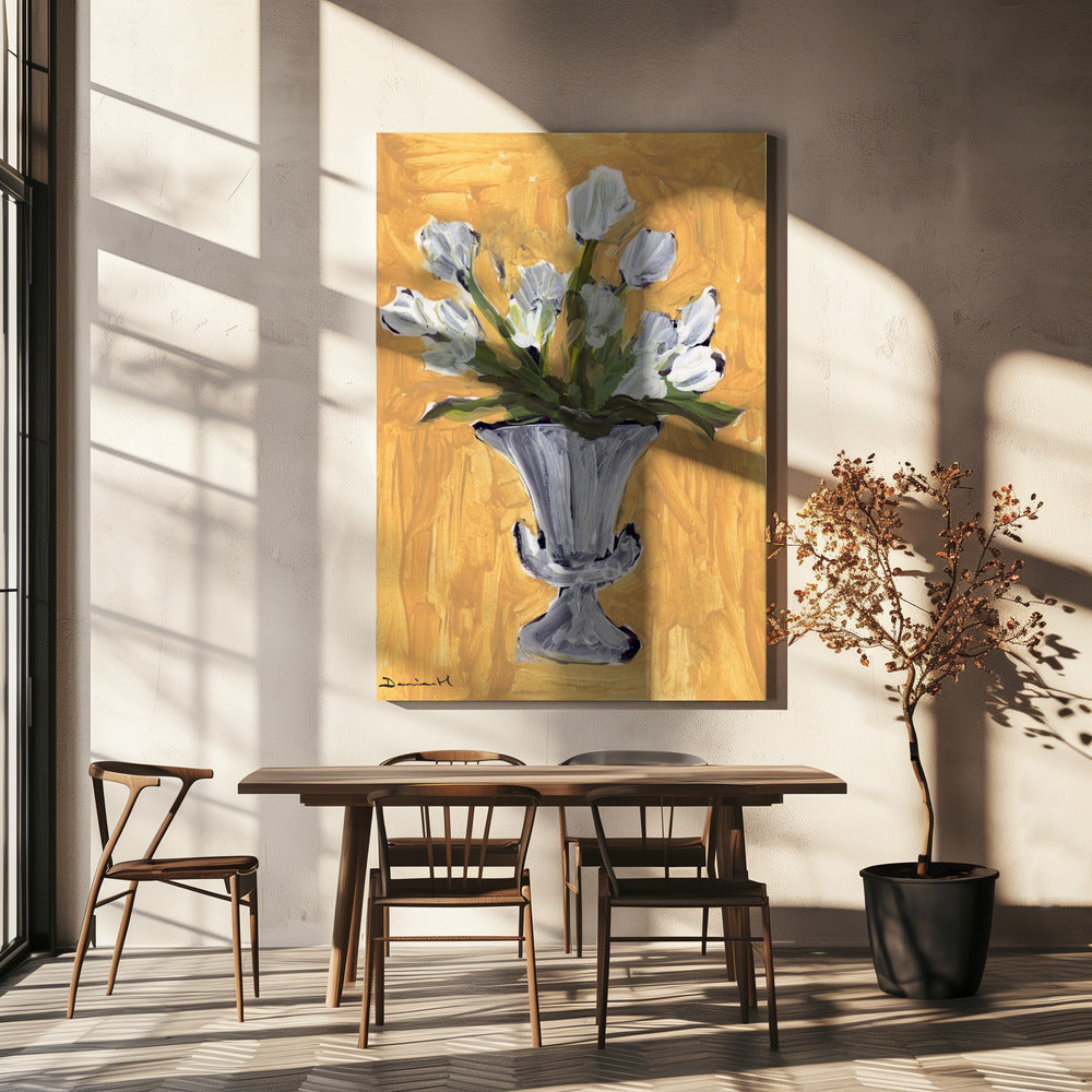 White Tulips | Canvas