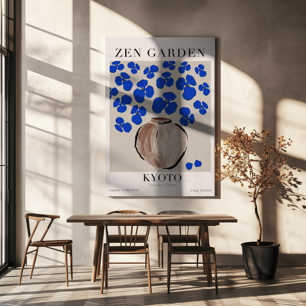 Cerulean Blossoms | Canvas