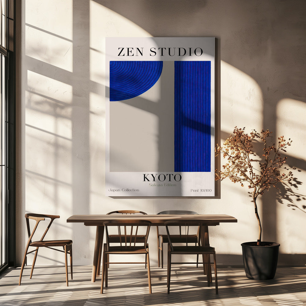 Kyoto Blue Harmony | Canvas