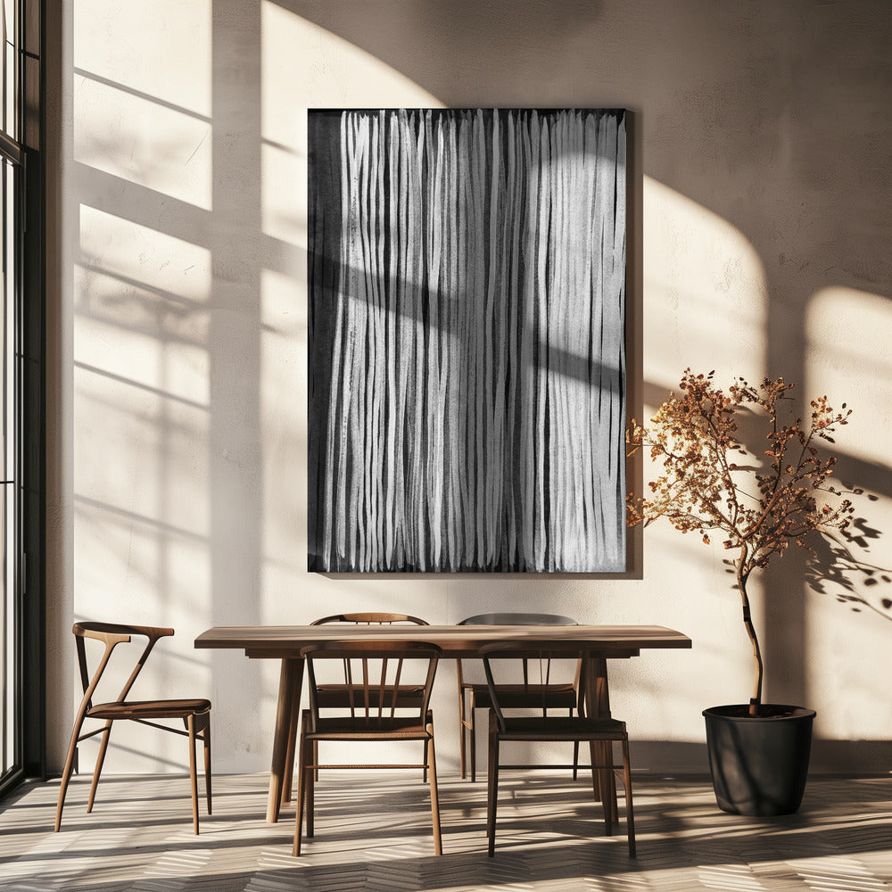 Monochrome Stripes | Canvas