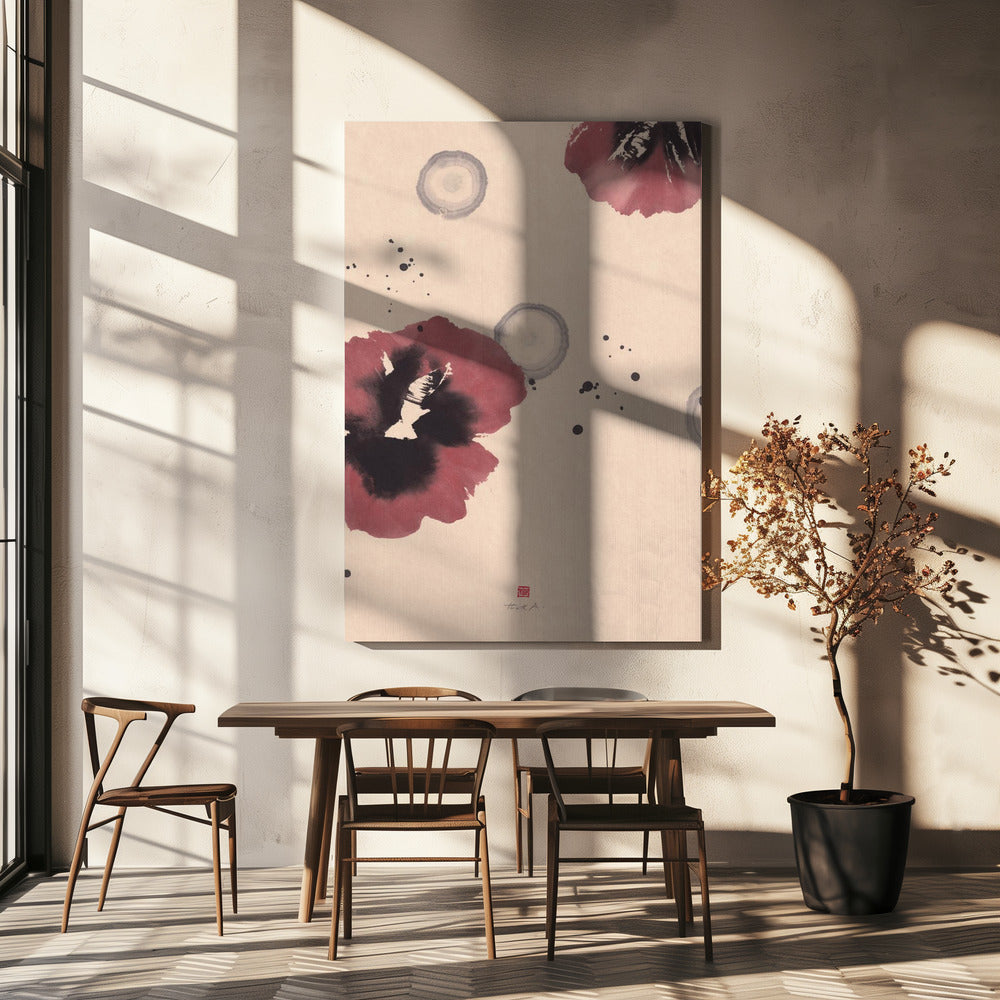 Petals and Ink Blots | Canvas