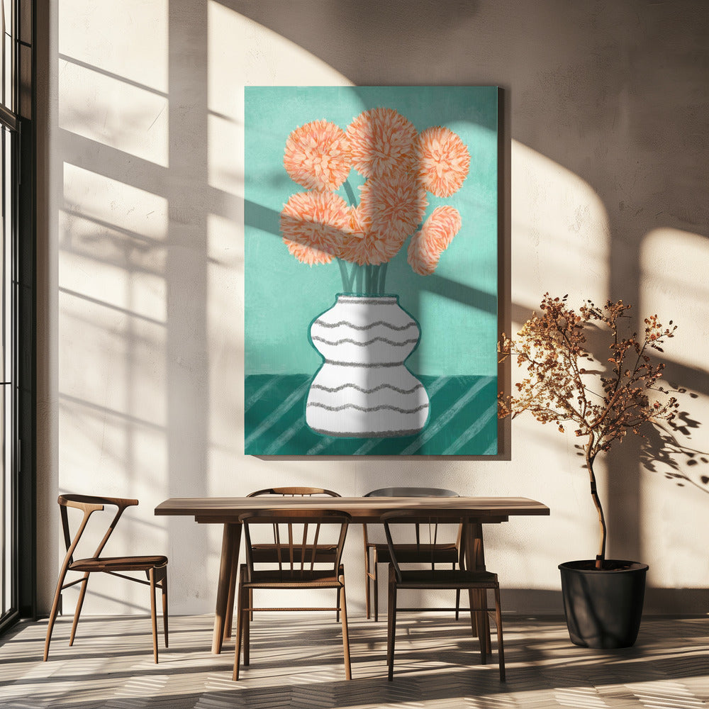 Peachy Blossoms | Canvas