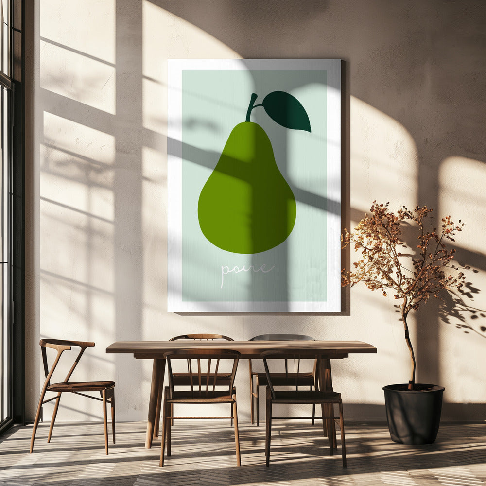 La Poire (Bright Green) | Canvas
