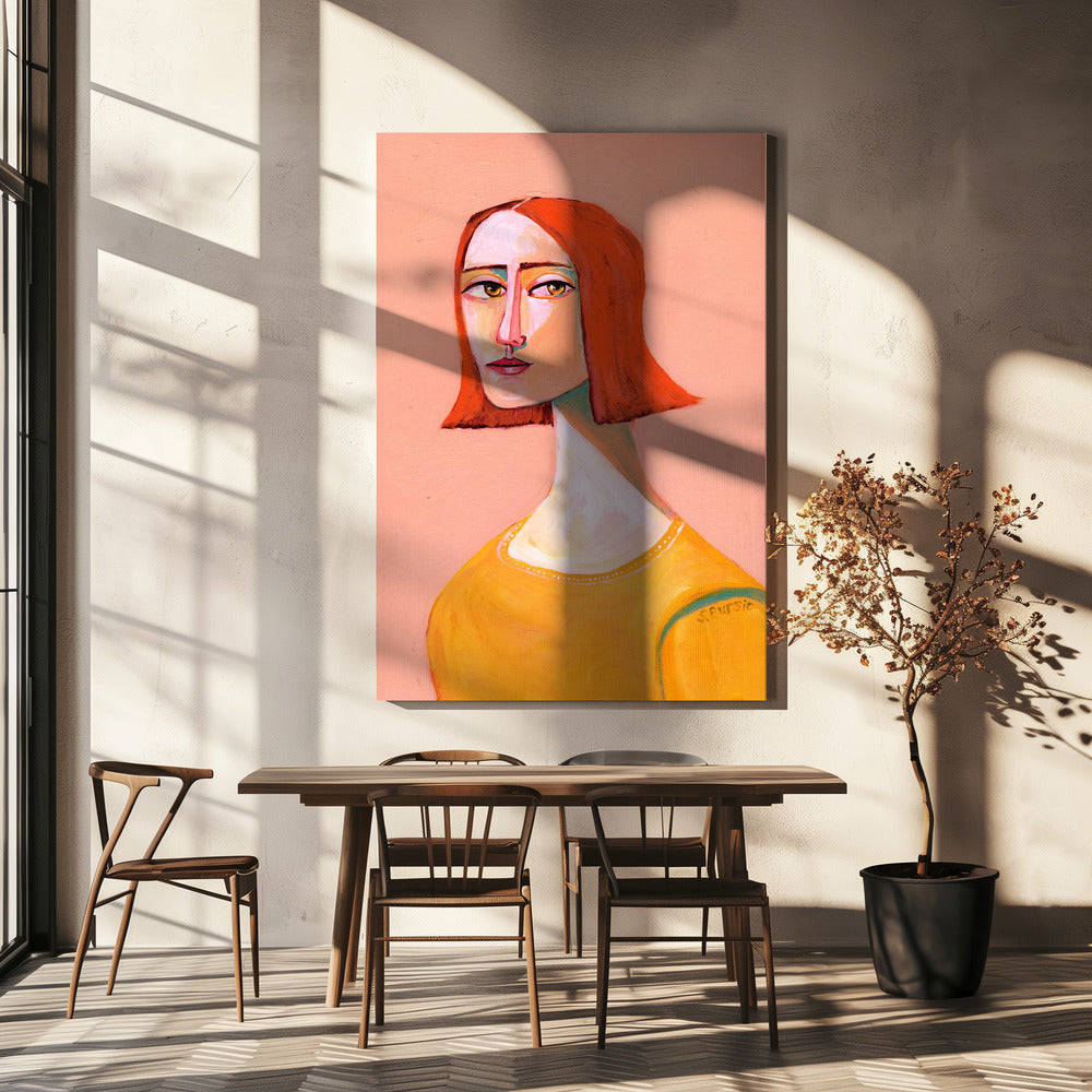 Red Head Lady with the Look | Canvas
