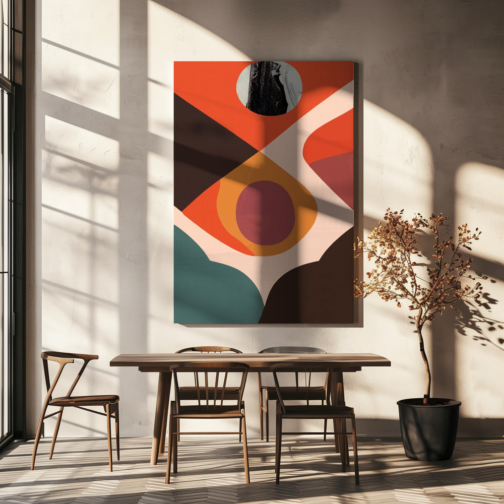 Geometric Forms And Muted Colors | Canvas