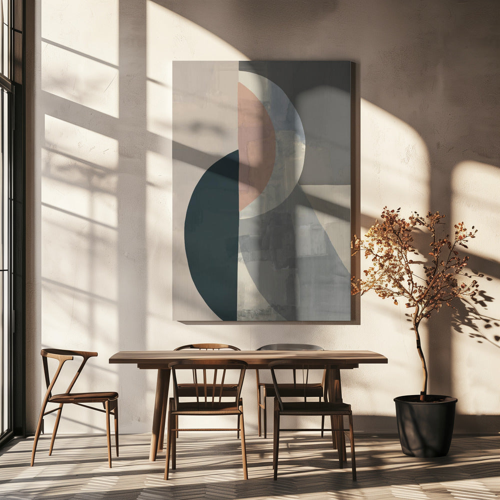 Geometric Forms And Muted Colors | Canvas