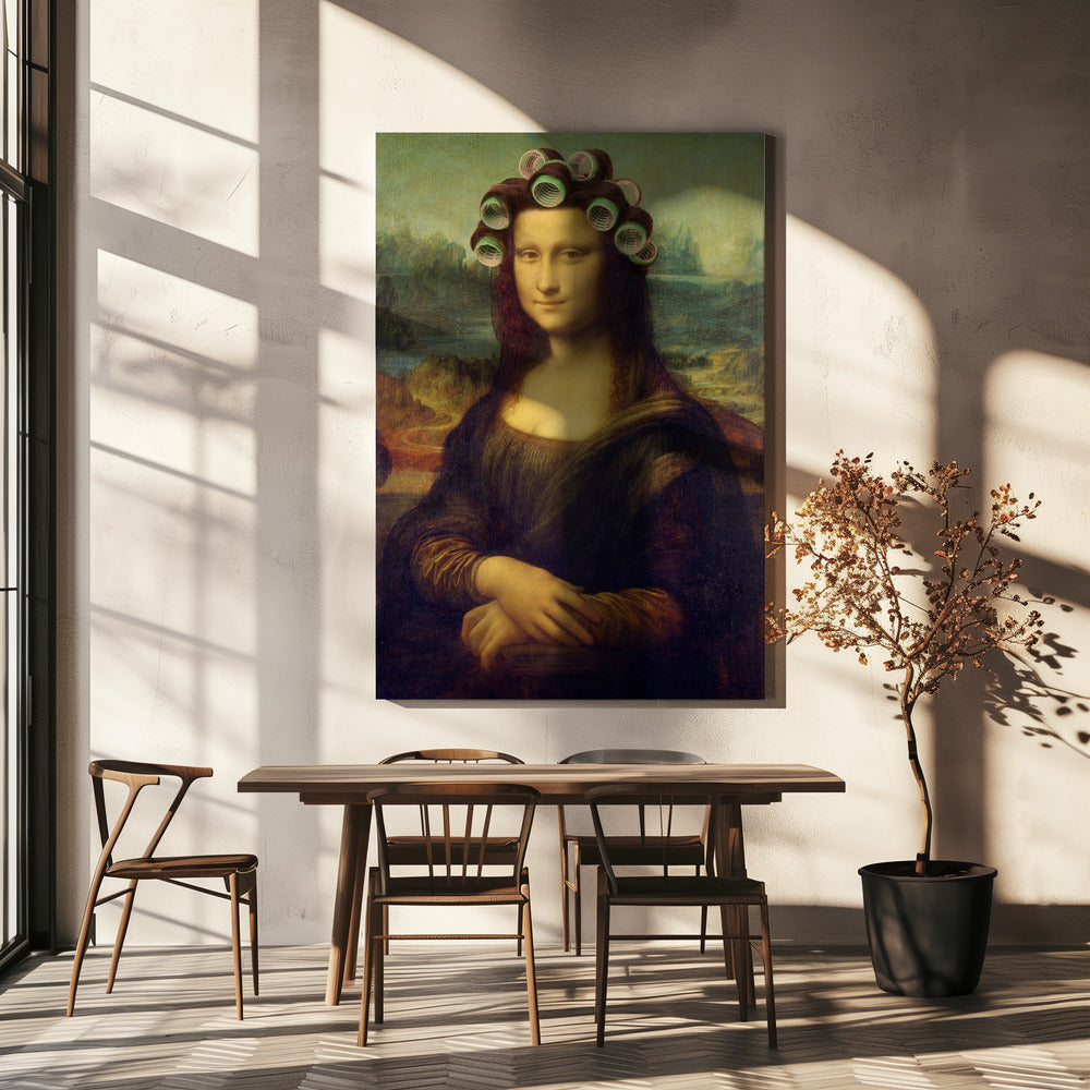 Mona Lisa -  the Curly Girly Edition | Canvas