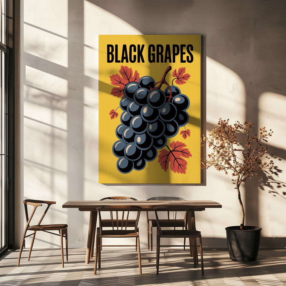 Grapes &amp; Leaves | Canvas