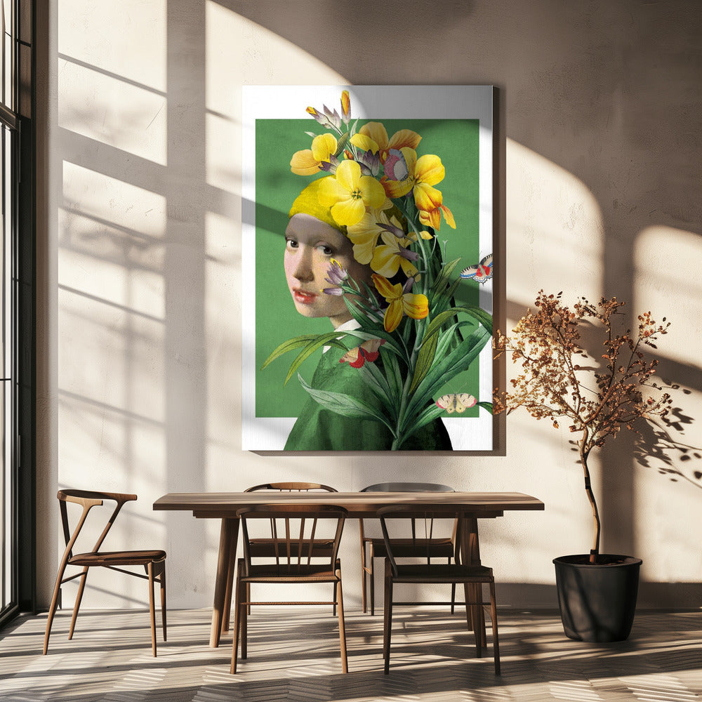 Girl With Pearl Earring   the Springtime Edition | Canvas