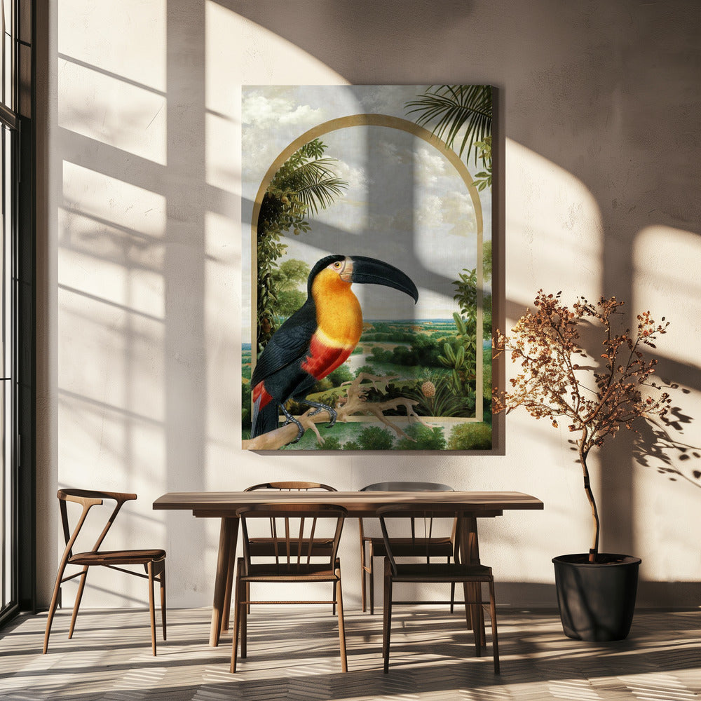 Toucan Perched on a Branch | Canvas
