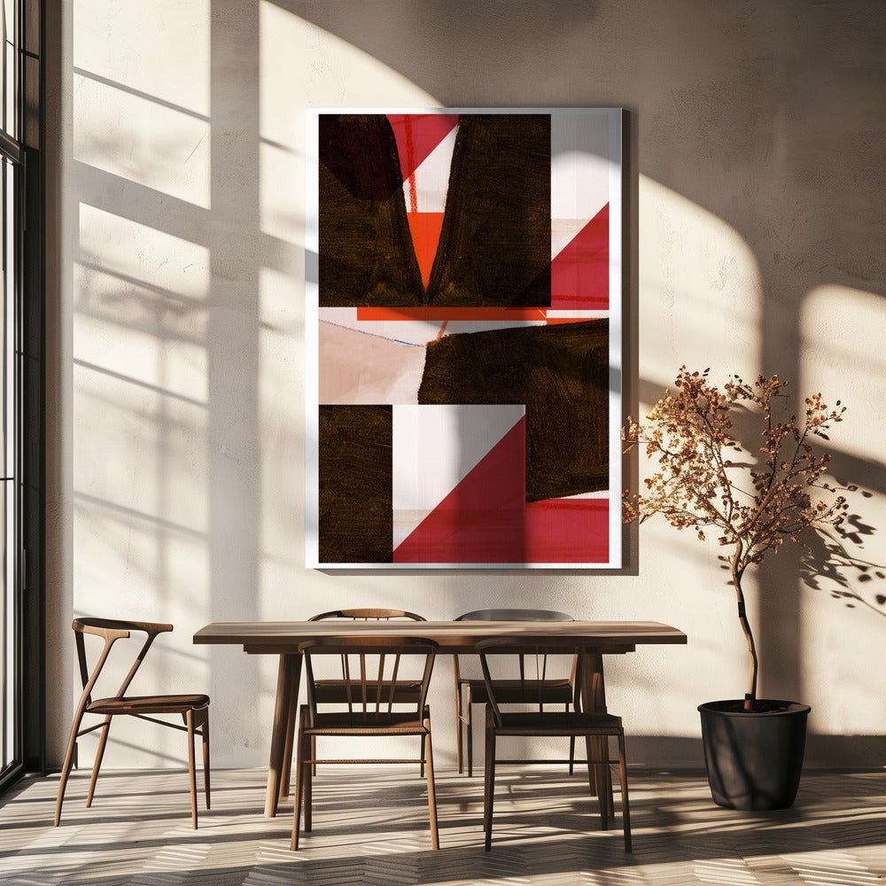 Colorful Bold Geometric Shapes | Canvas