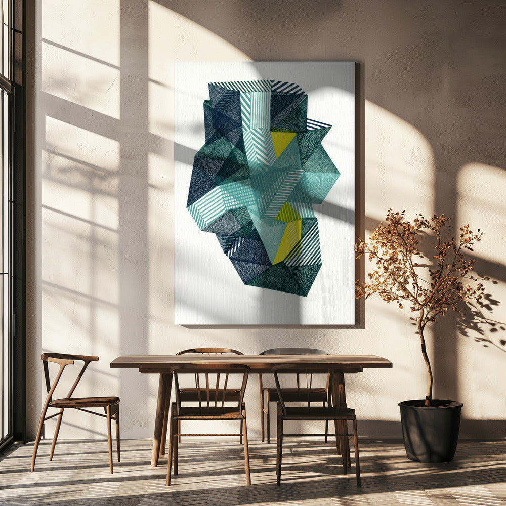 Polygonal shape IV. | Canvas