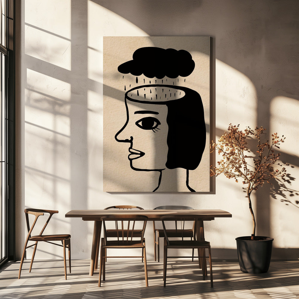 Clean Brain, all washed away. | Canvas