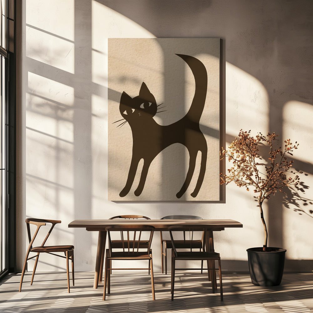 Brown cat | Canvas