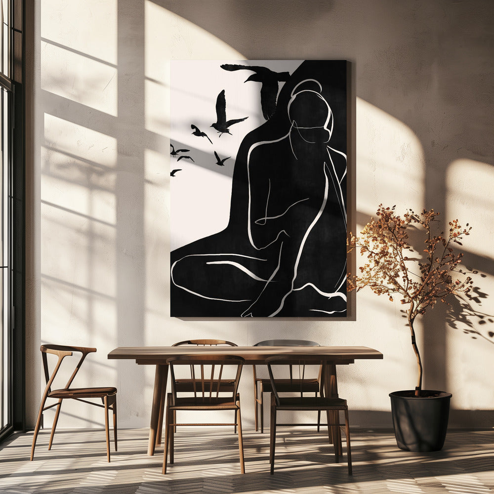 Flying Birds | Canvas