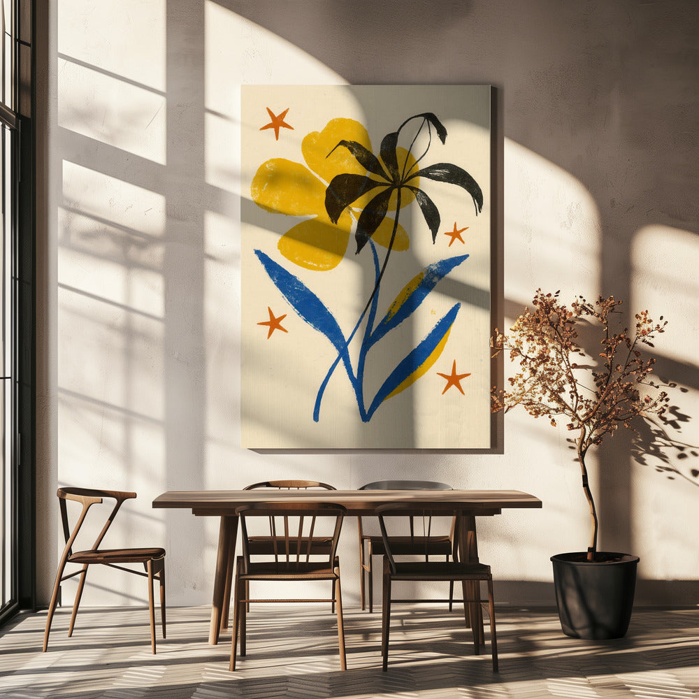 Starry Floral Dance | Canvas