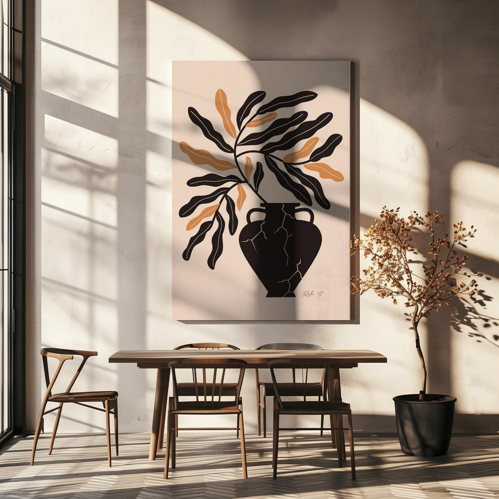 Gentle Life In A Broken Vase | Canvas