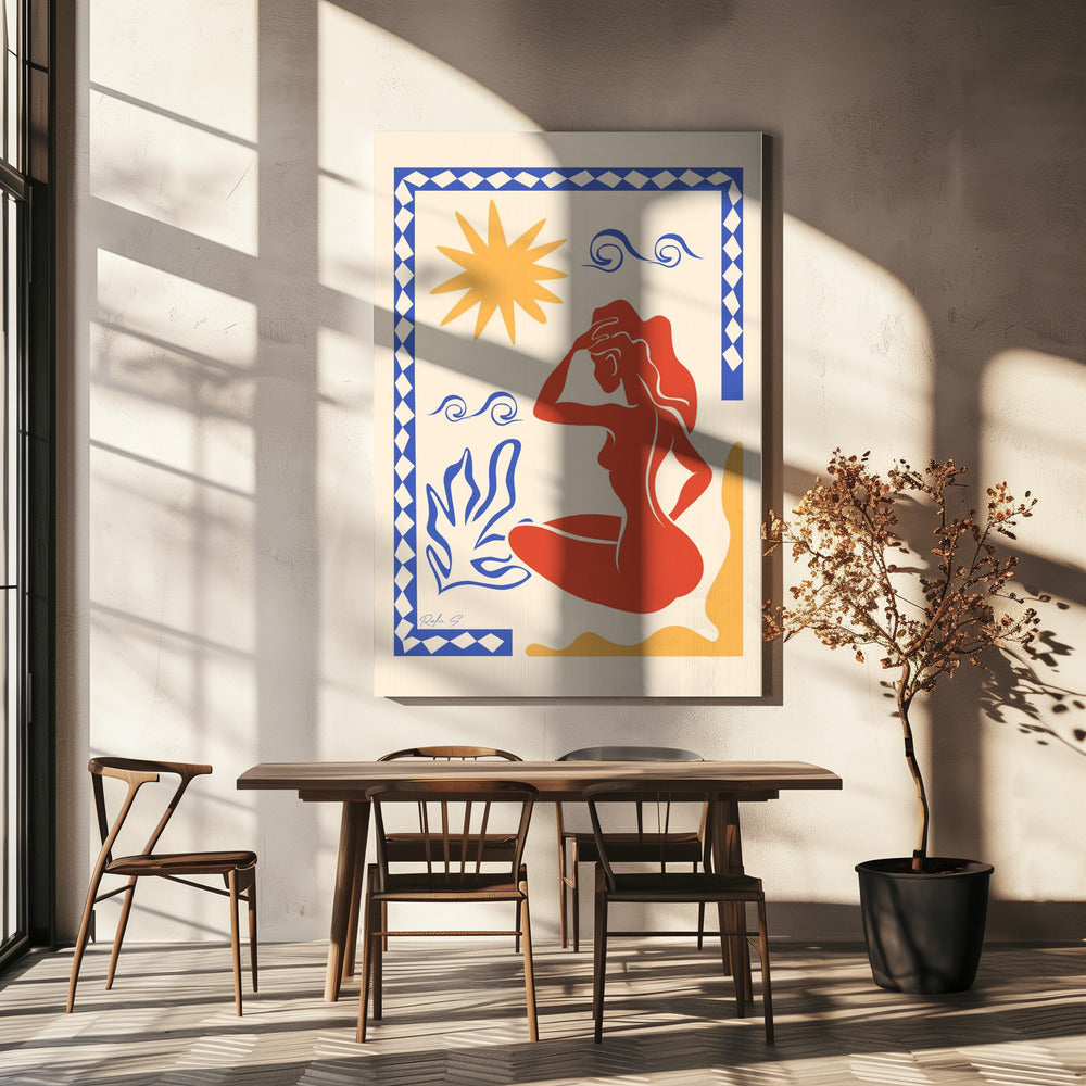 Sunbath (Trichromatic) | Canvas