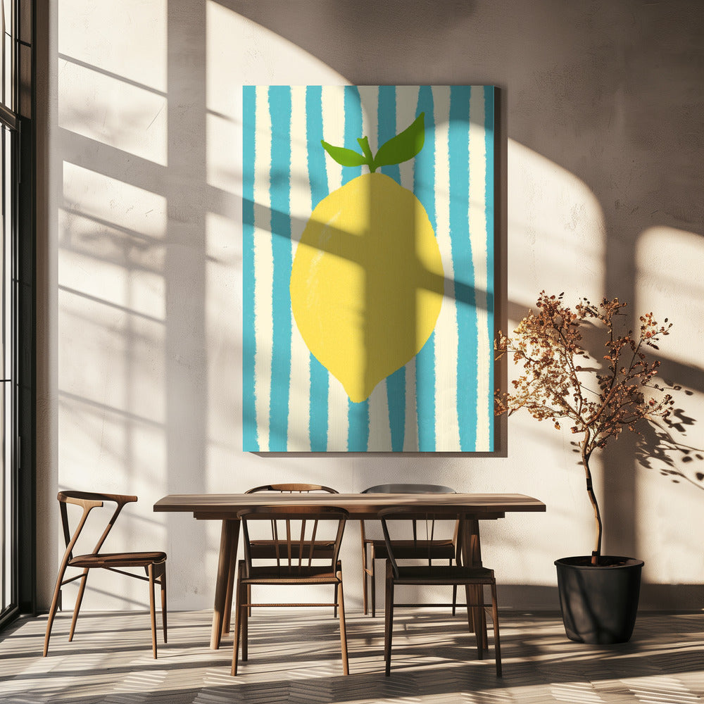 Limone light blue | Canvas