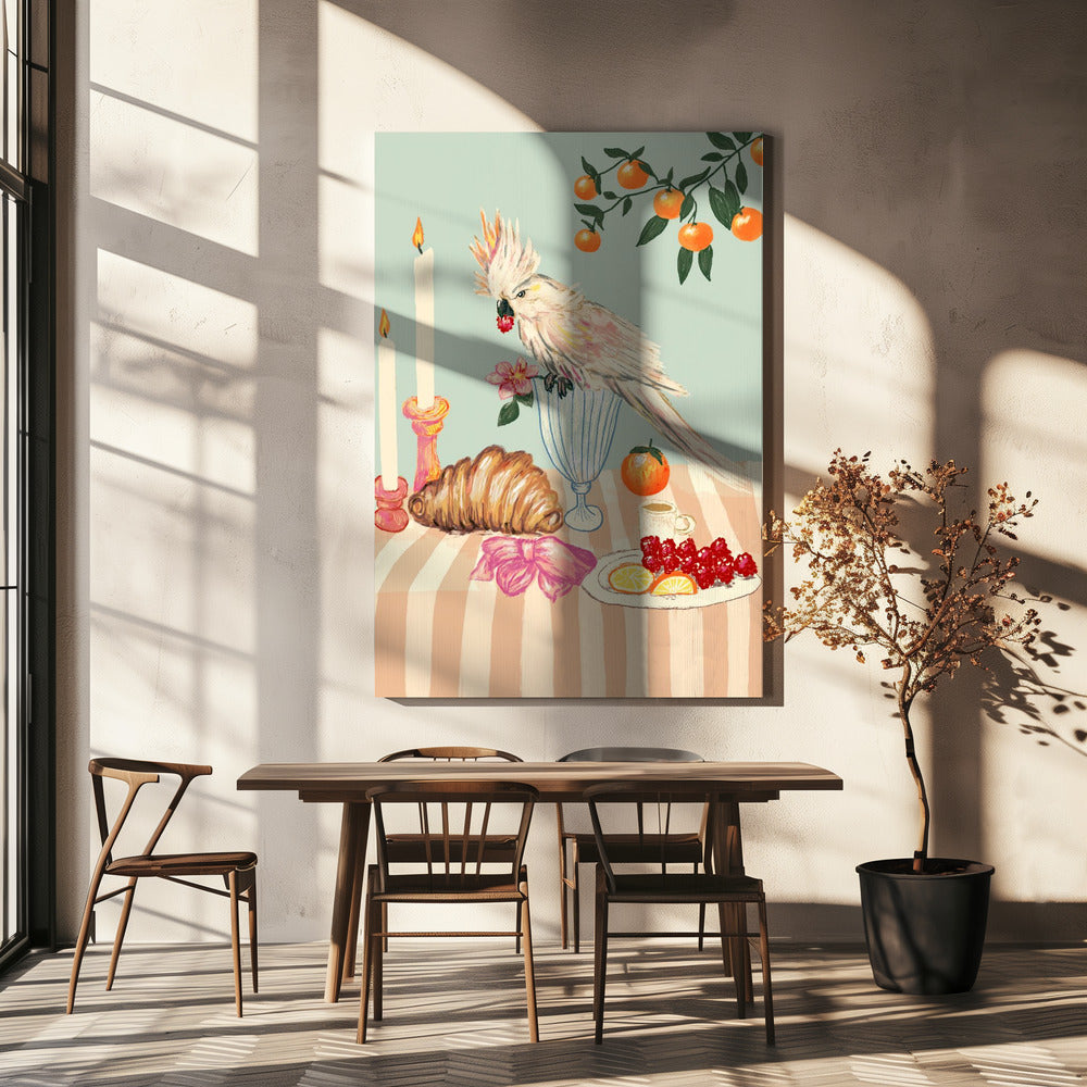 Breakfast With Bird | Canvas