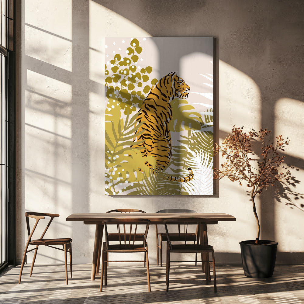 Tiger By Cats and Dotz  30 X 42 Inches | Canvas