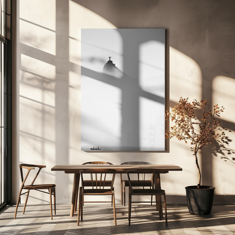 Cristo in the mist | Canvas