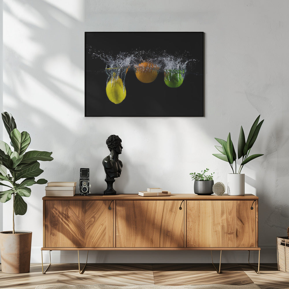 Triple citrus splash | Poster