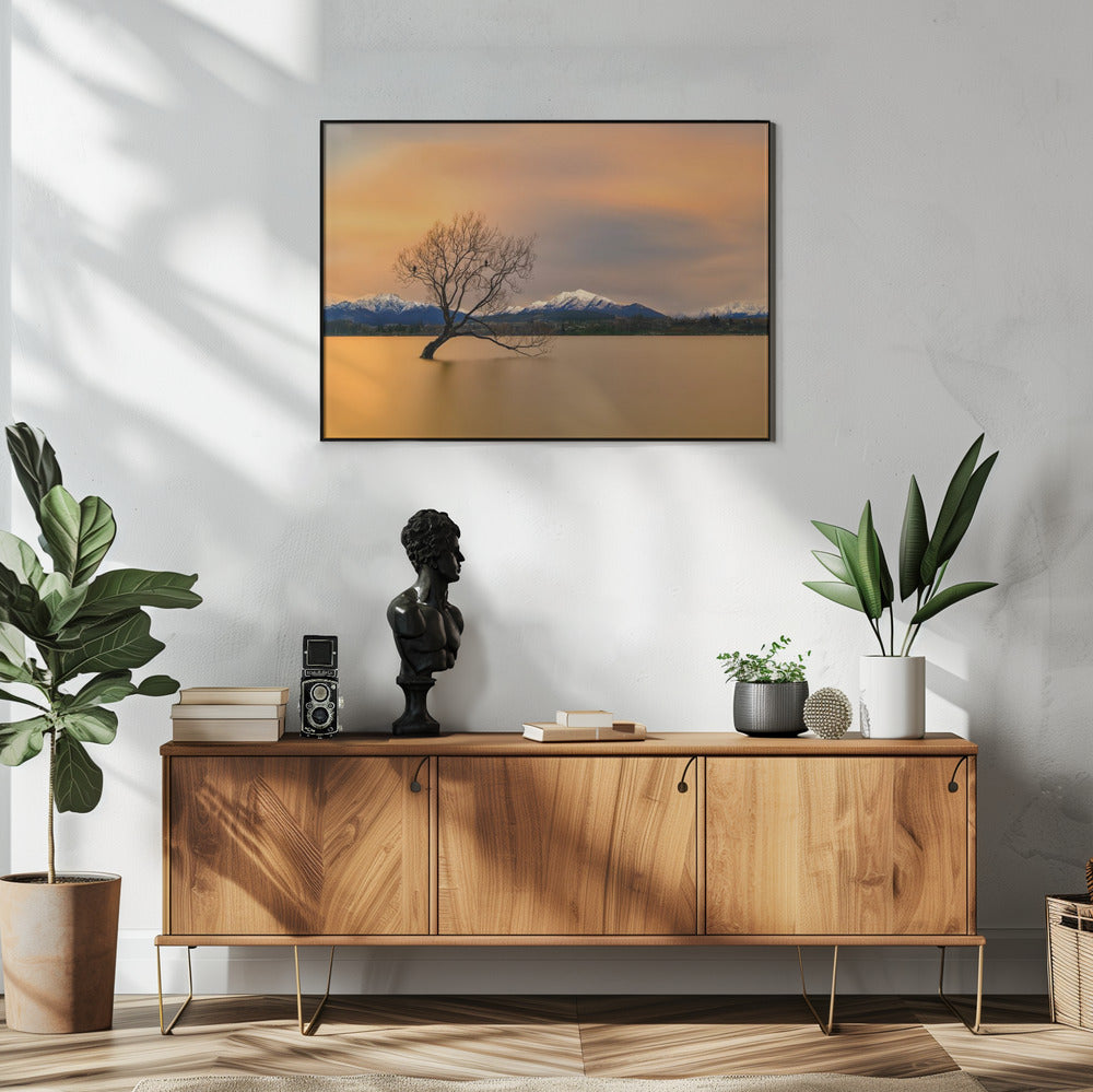 Morning glow of the Lake Wanaka | Poster