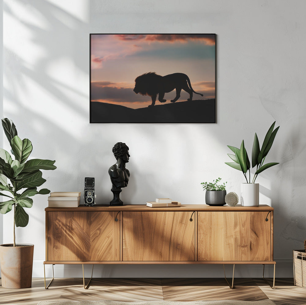 Sunset in the Serengeti | Poster