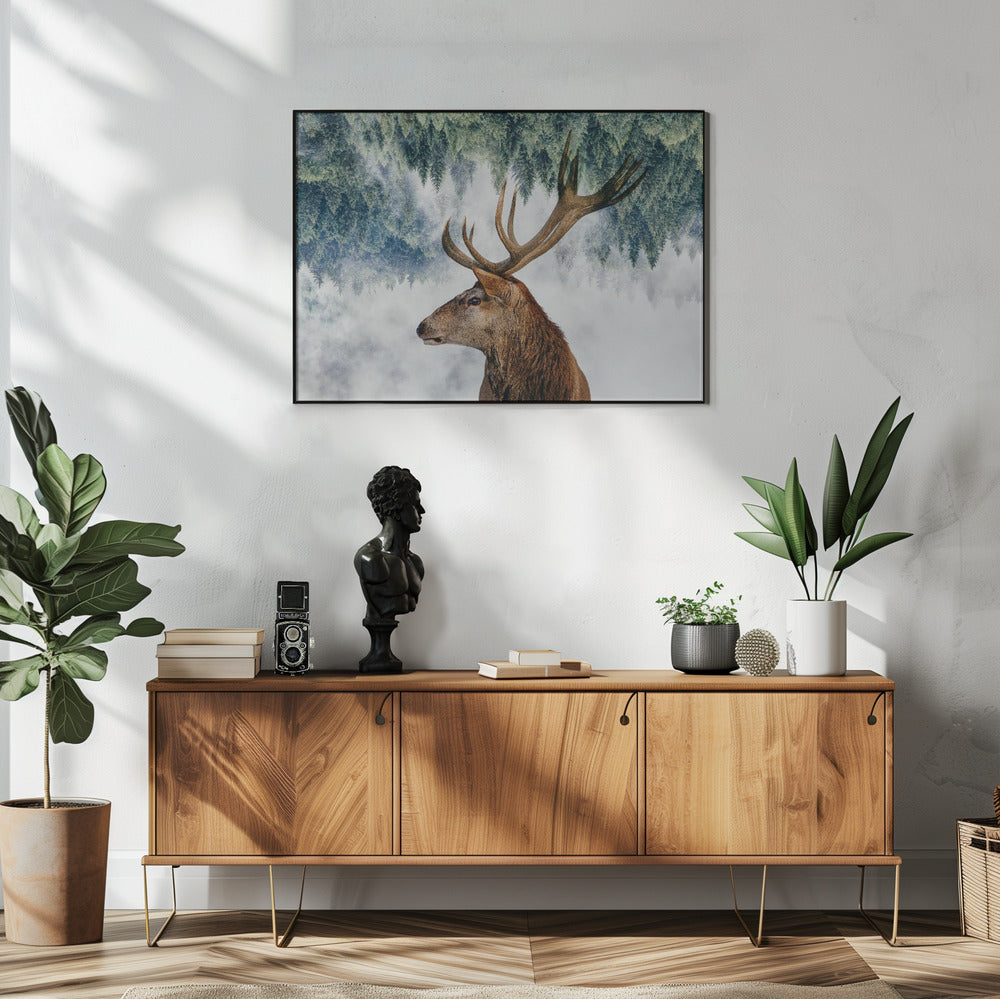 The Deer and the woods | Poster