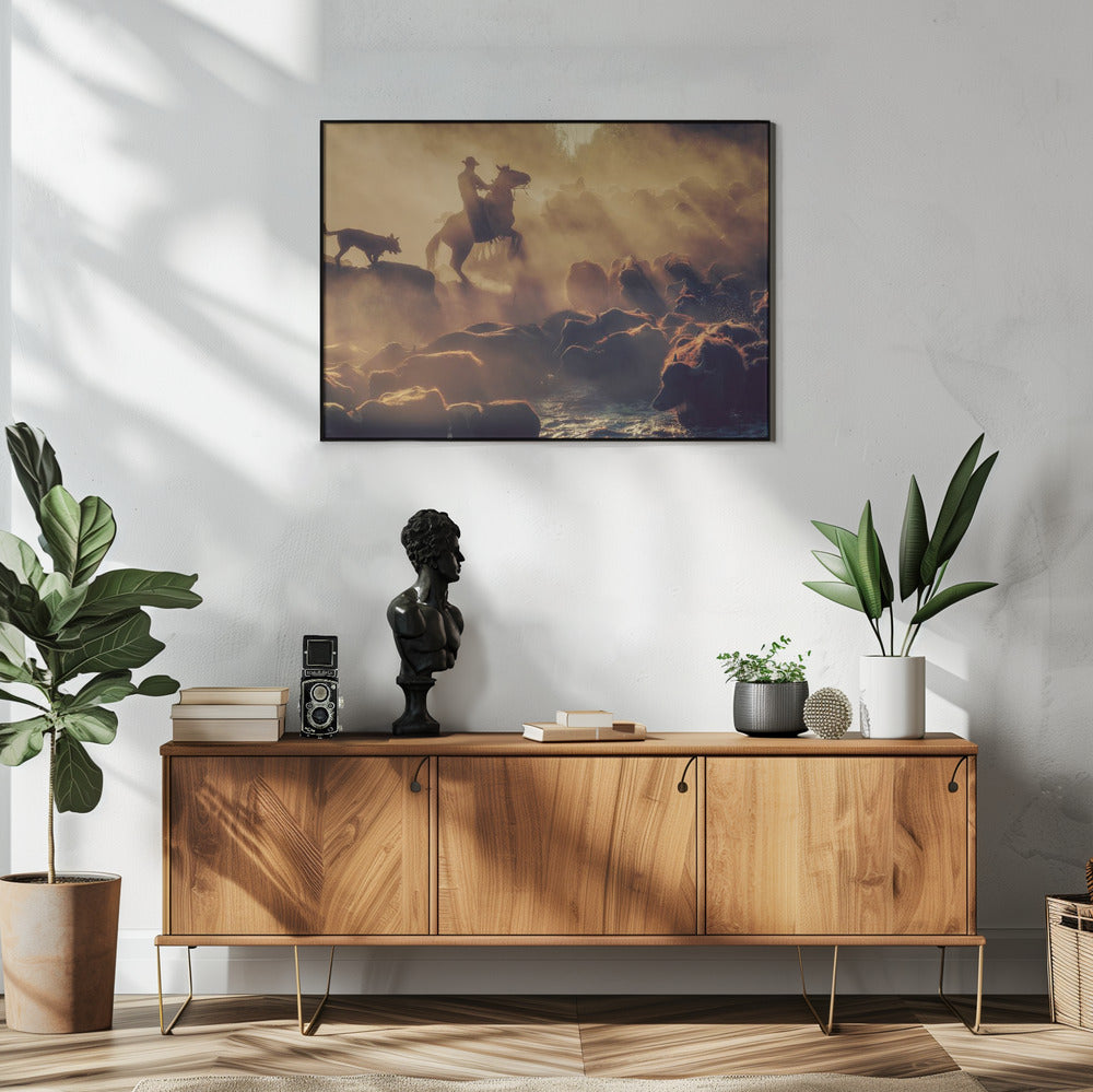 The buffalo shepherd | Poster