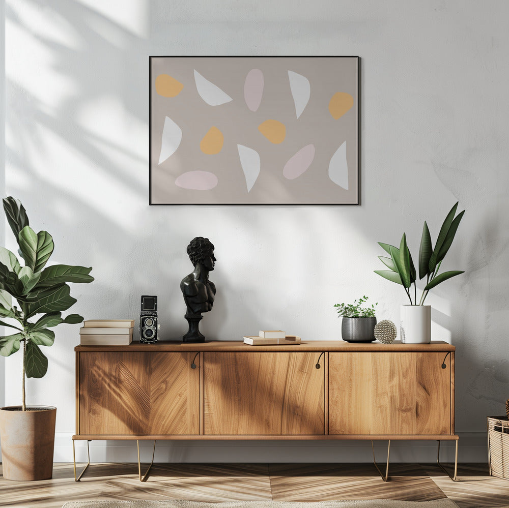Minimalist Pastel Shapes | Poster