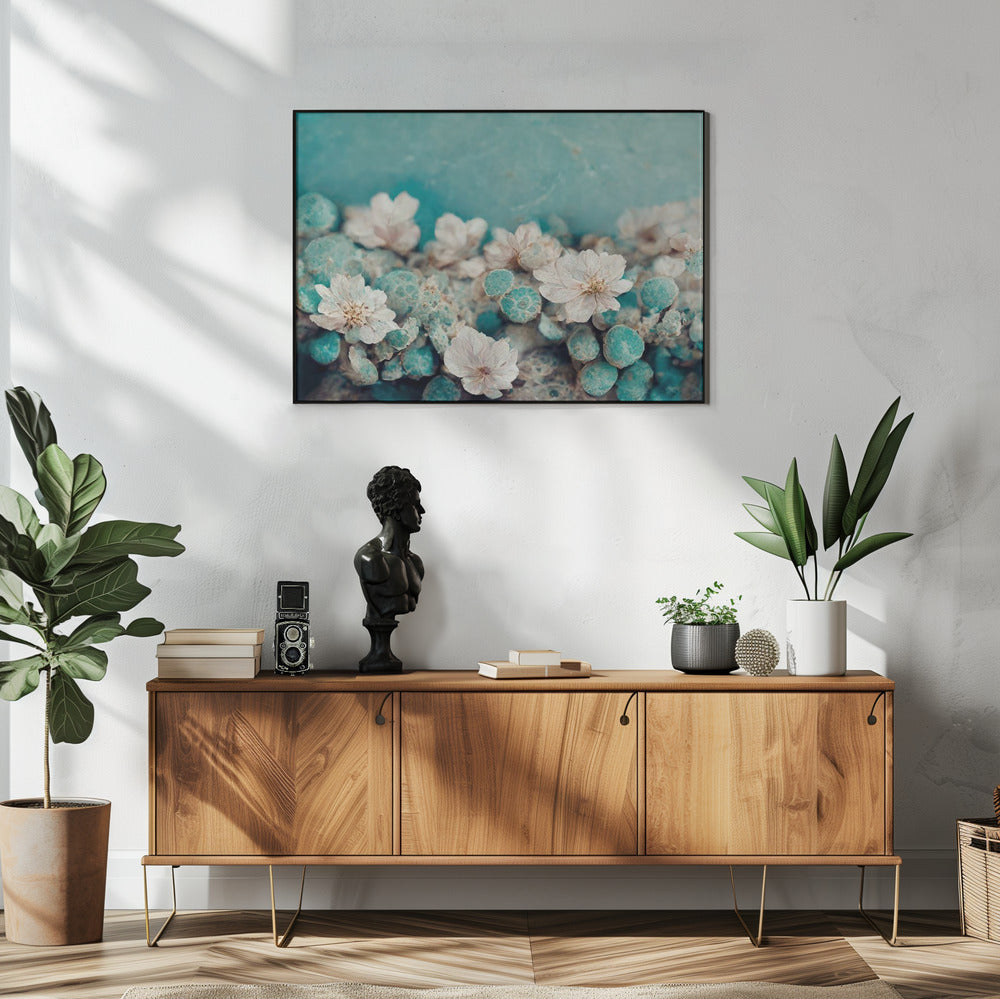 Aqua Blossom Dream | Poster