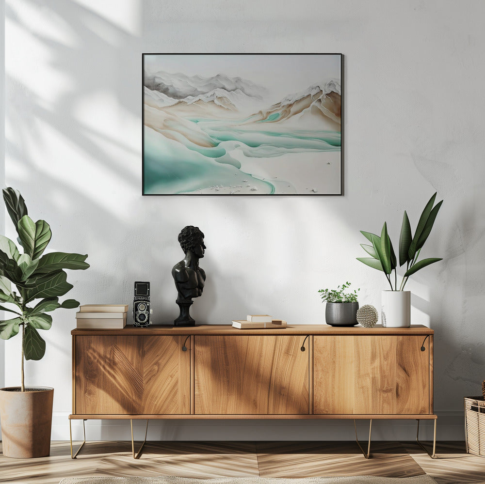 Tranquil Alpine Flow | Poster