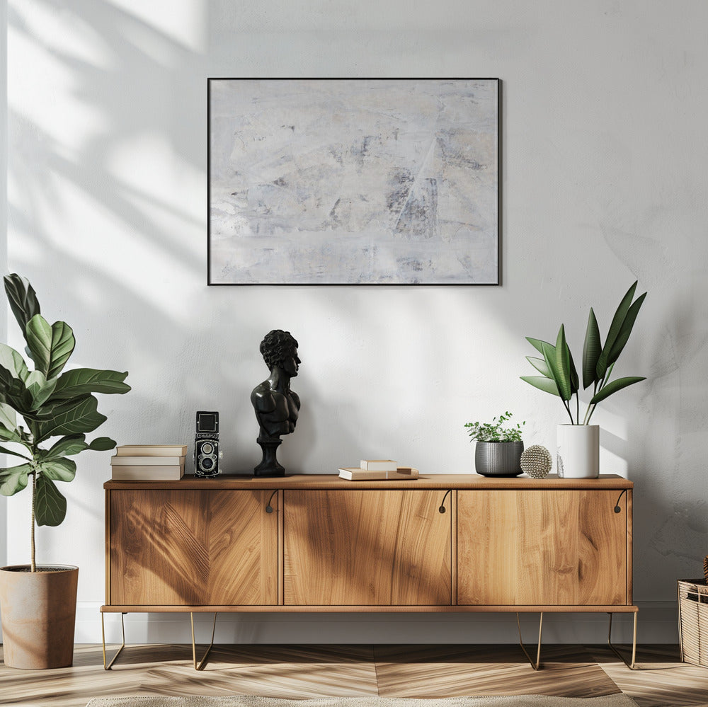 White And Gray Tones | Poster