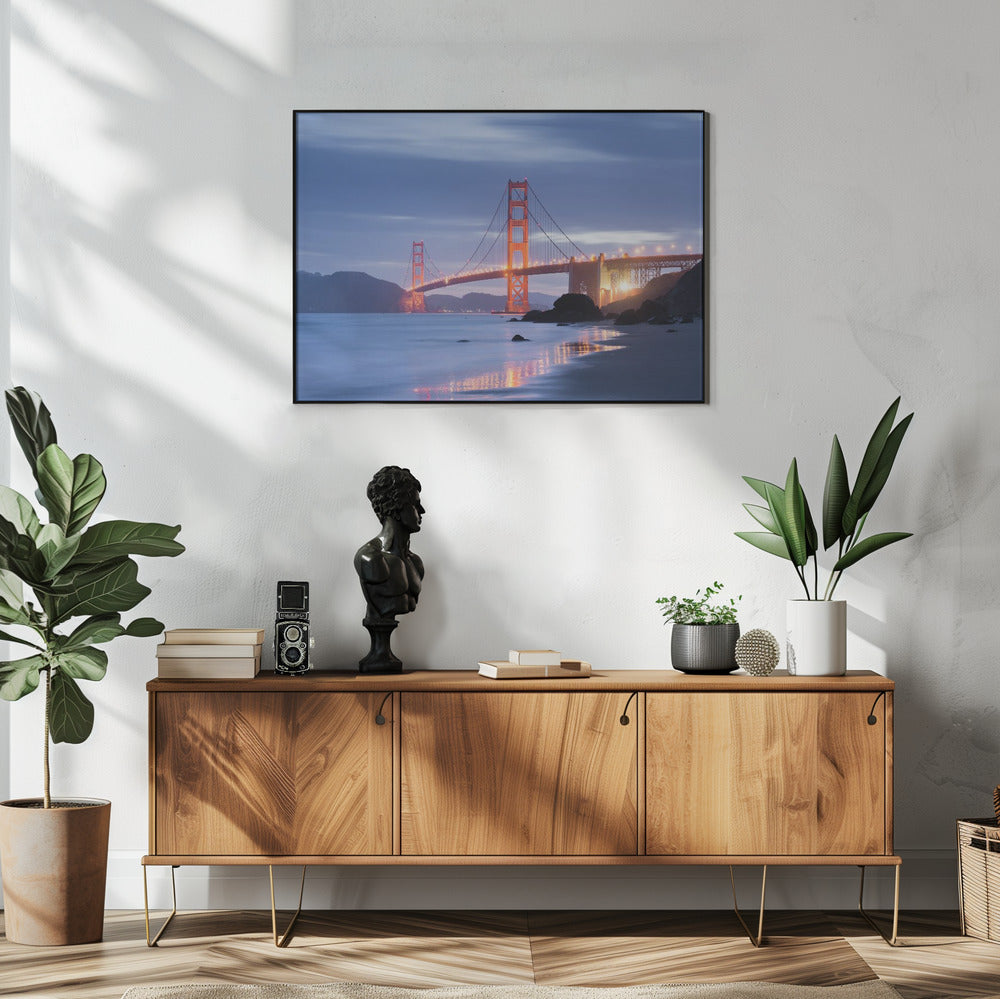 Golden Gate Twilight | Poster