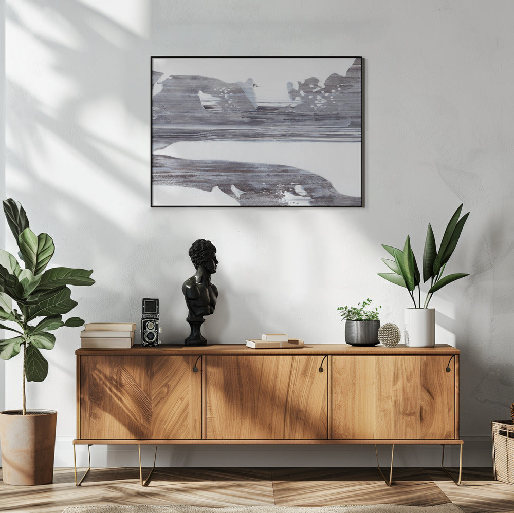 Brushstrokes In Different Shades | Poster