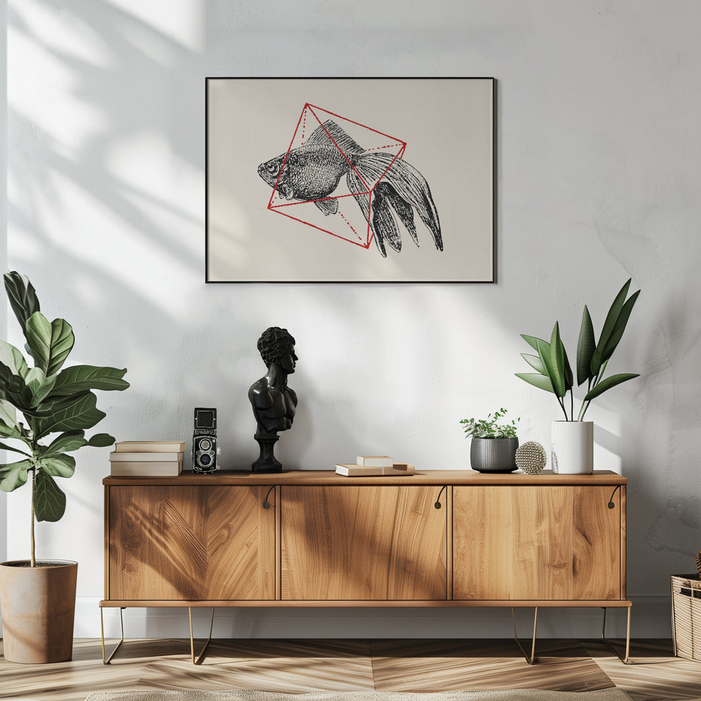 Fish In Geometrics Nº3 | Poster